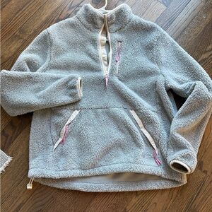 Swiss Tech fleece quarter zip.